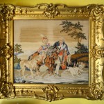Antique Petit Point Tapestry